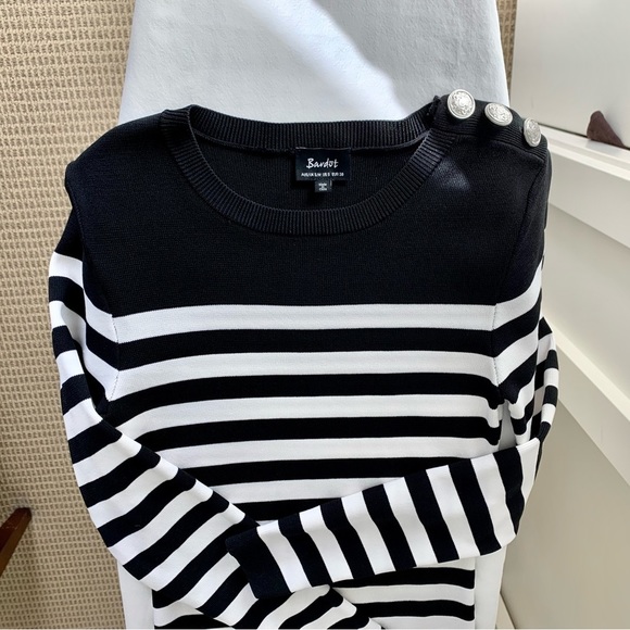 🇫🇷Feeling French? Sleek Bardot Dress Euc! - Picture 2 of 6